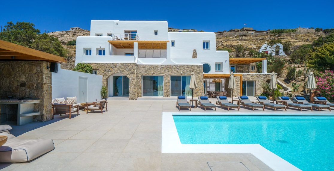 Villa Primadonna exterior, Primadonna Villas Mykonos